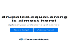 Tablet Screenshot of drupaled.equal.orangeworlds.com